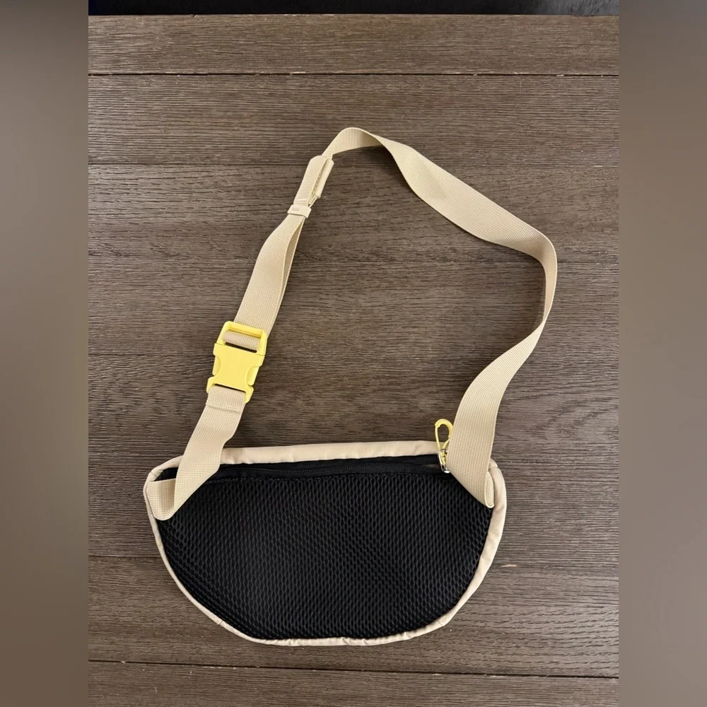 Athleta Crossbody Bag in Beige and Yellow - Picture 2 of 5